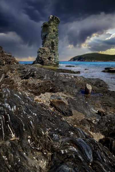 Tour Génoise Santa Maria dans le Cap Corse - Photographe Thierry Raynaud