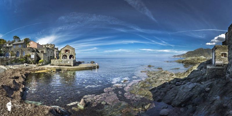 Marine-de-Scalu ,photographe corse Thierry Raynaud,village du cap corse,photos panoramiques,photos d'art de paysages,