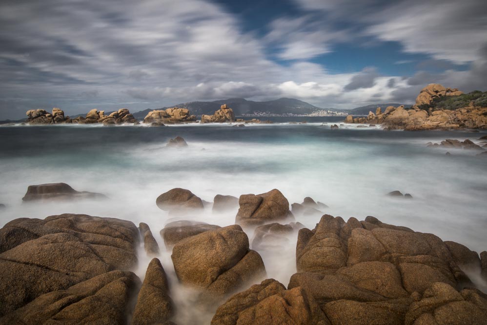 images de la mer en Corse, photos de tempête, rochers de granite,Thierry Raynaud