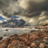 Mer agitée à Isolella sous la tempête - photo  de Corse,-hierryRaynaud