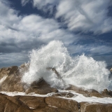 Vague tempétueuse à Pietrosella – Golfe d’Ajaccio Corse