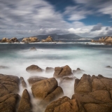 Rochers de granite d’Isolella sous la tempête – Photo Corse - Thierry Raynaud