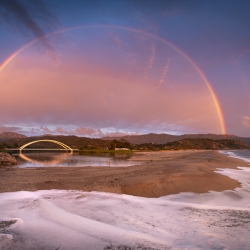 Arc en ciel au coucher du soleil - photos corse de Thierry raynaud_ photographe corse
