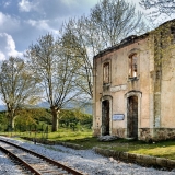 gare de Pietralba ,photos gares corse,thierry raynaud,chemin de fer cose,photos centre corse