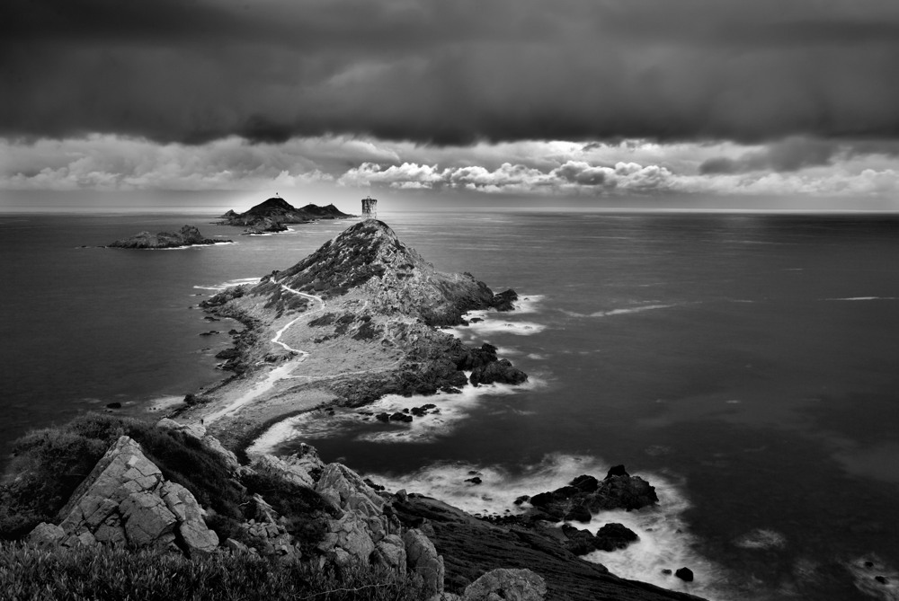 Photos Corse noir blanc de mer en Corse photo Corse posters de la mer