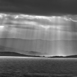 Isolela sous les cieux,poster de pietrosella,photographe corse,photo encadrée noir et blanc,thierryraynaud
