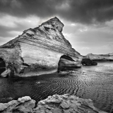 La pointe st Antoine,photos de bonifacio,photos de paysages en noir et blanc,la mer en noir et blanc,photographe corse,thierryraynaud