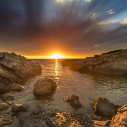 Coucher de soleil à Tiuccia _-Photo Corse de Thierry Raynaud photographe
