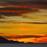 Embrasement solaire sur la presqu’île d’Isolella – Photographie de Corse