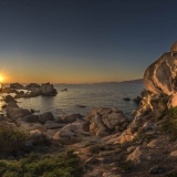 Les Sette Nave à la tombée du jour – Photographie de Corse