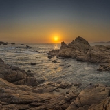 Coucher de soleil sur les Îles Sanguinaires – Vue 2 – Photographie de Corse