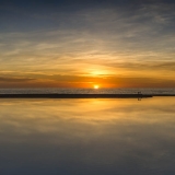 Coucher de soleil sur la plage du Liamone – Photographie de Corse