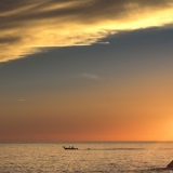 bateau au soleil couchant,Thierry Raynaud,photographe ajaccio