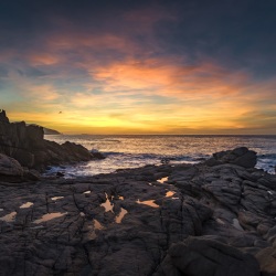 Coucher de soleil sur le golfe de Sagone – Photographie de Corse