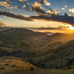 Coucher de soleil sur le golfe de Lava – Photographie de Corse