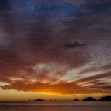 Photo Coucher de Soleil Multicolore – Îles Sanguinaires, Corse