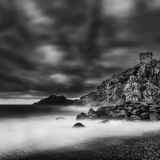 Tour Génoise de Porto ,artiste corse,photos pour décoration,paysages en noir et blanc,photographe corse,Thierry Raynaud