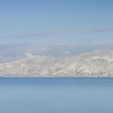 Photo panoramique de mer, photos de paysages panoramiqyue, photographe ccorse,Ajaccio sous la neige,Thierry Raynaud