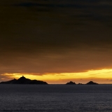 poster panoramique de paysages Corse,photographe corse,Coucher de soleil sanguinaire,Thierry Raynaud