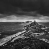 Crépuscules sur les sanguinaires, Photos noir blanc Corse vestiges patrimoine,  Thierry Raynaud