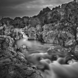 la corse en noir et blanc La Gravona ,thierry raynaud