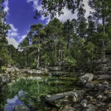 Cascade d’Aitone près d’Evisa – Nature sauvage et montagne Corse  : Cascade d’Aitone – Tirage d’art photographie Corse
